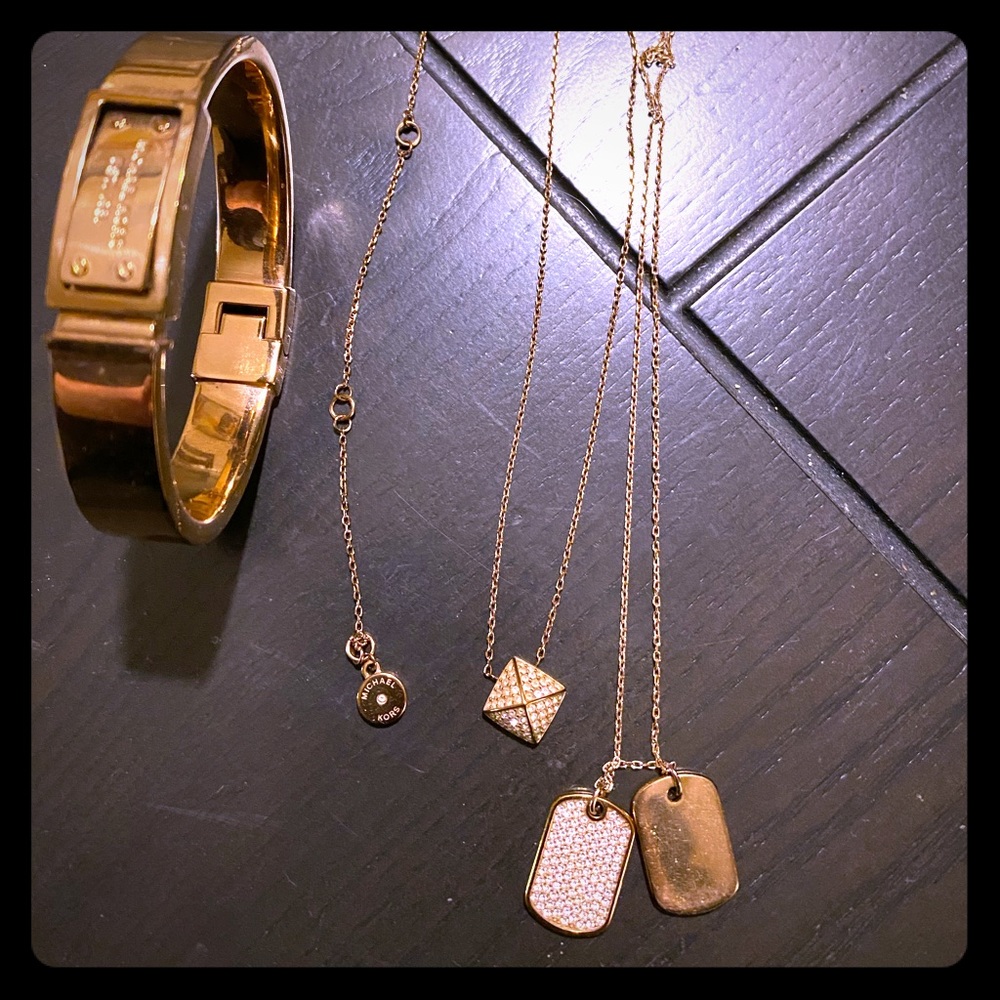 Lot of 3 authentic Michael Kors jewelry items